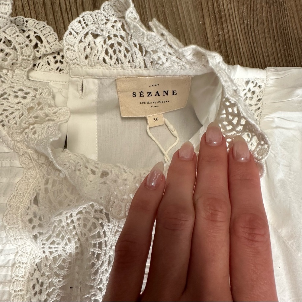 NWT Sézane Laurianne blouse - Picture 6 of 9